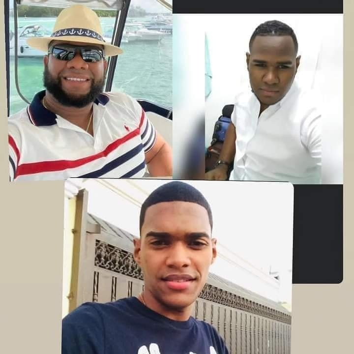 Sandro Miguel García, Nicolás Eladio Buten y Joel Emilio Rodríguez Silva respectivamente 